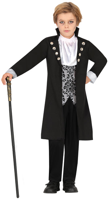 Kostium na Halloween czarny chłopiec wampir