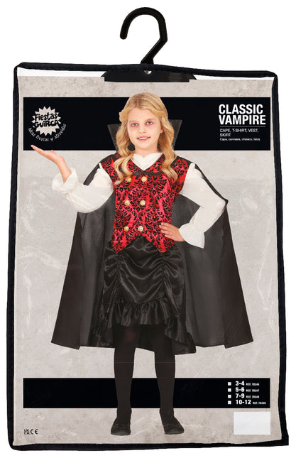 Kostium na Halloween Dziewczyna Wampir