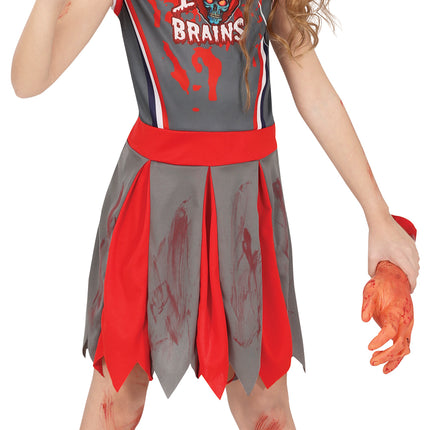 Strój na Halloween Dziewczyna Zombie Cheerleaderka