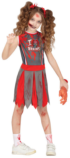Strój na Halloween Dziewczyna Zombie Cheerleaderka