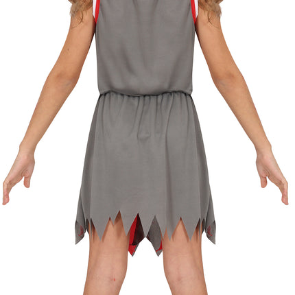 Strój na Halloween Dziewczyna Zombie Cheerleaderka