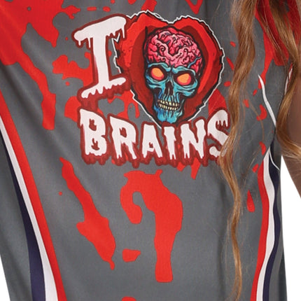 Strój na Halloween Dziewczyna Zombie Cheerleaderka