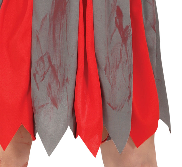 Strój na Halloween Dziewczyna Zombie Cheerleaderka