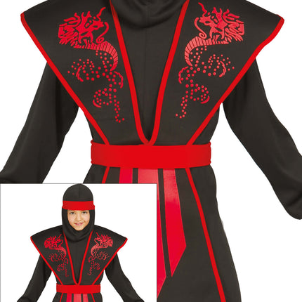 Ninja Suit Child Red Shadow
