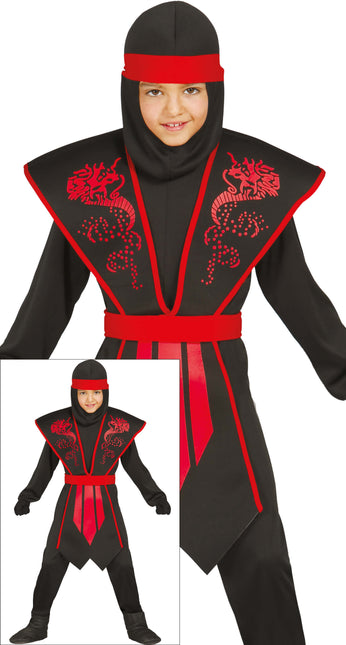 Ninja Suit Child Red Shadow