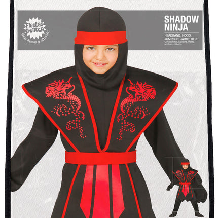 Ninja Suit Child Red Shadow