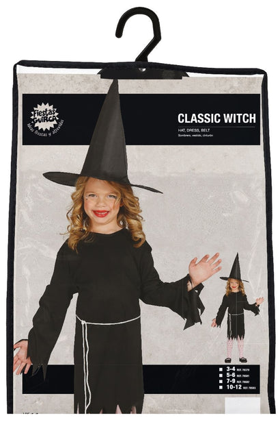 Kostium na Halloween dla dziecka Czarownica