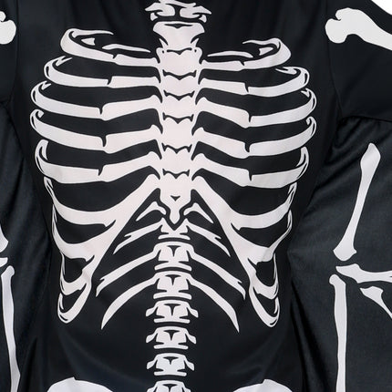 Kostium na Halloween Czarny Biały Dziecięcy Szkielet Nietoperza
