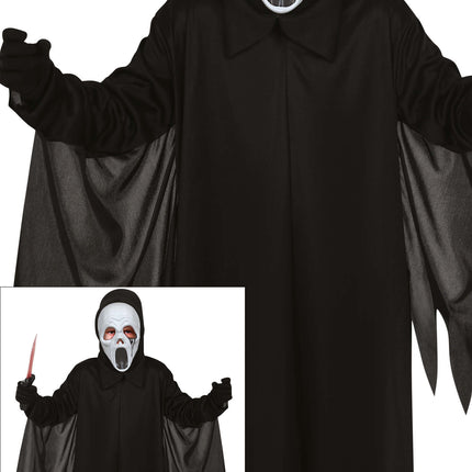 Kostium na Halloween Czarny Duch Dziecięcy