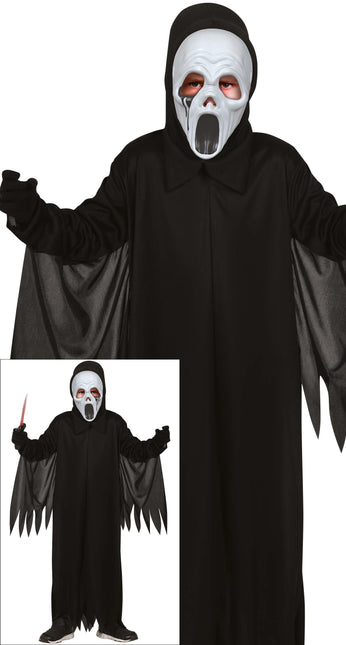 Kostium na Halloween Czarny Duch Dziecięcy
