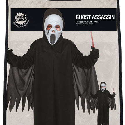 Kostium na Halloween Czarny Duch Dziecięcy