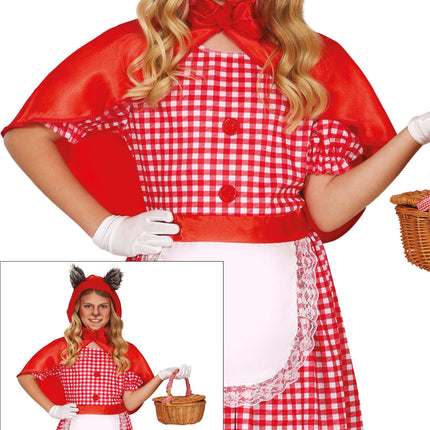 Kostium na Halloween Dziewczynka Czerwony Kapturek Wilk
