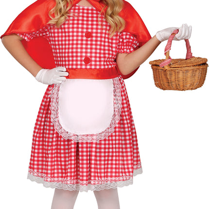 Kostium na Halloween Dziewczynka Czerwony Kapturek Wilk