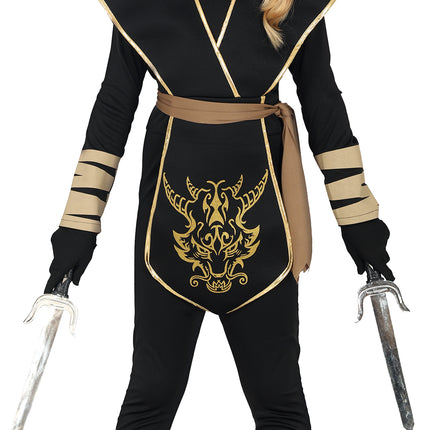 Kombinezon Ninja Black Gold Girl