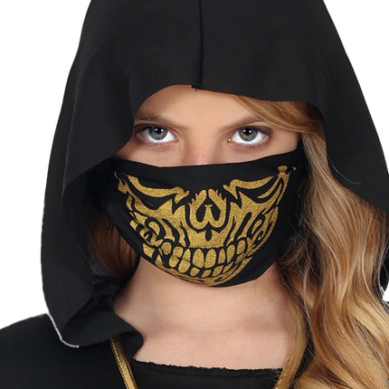 Kombinezon Ninja Black Gold Girl