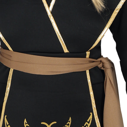 Kombinezon Ninja Black Gold Girl