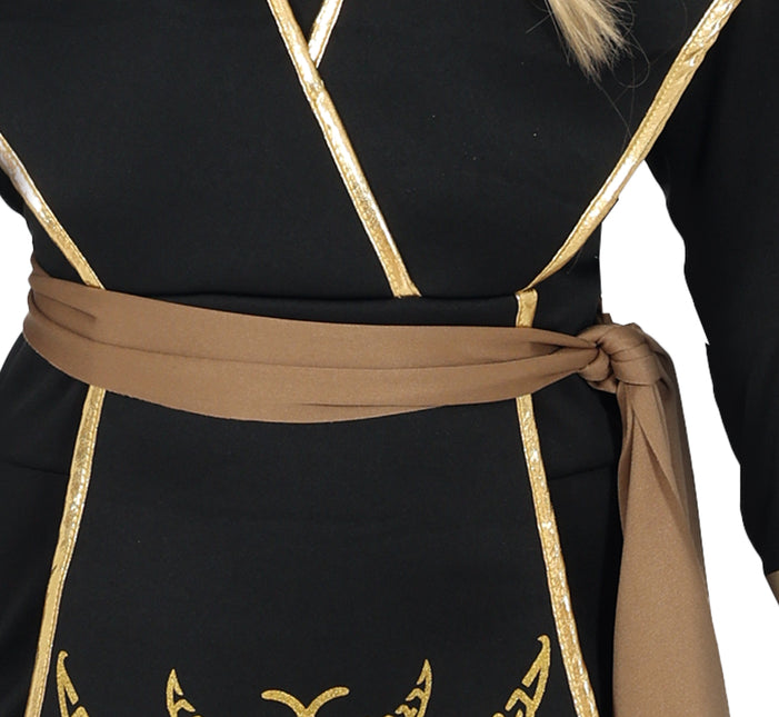 Kombinezon Ninja Black Gold Girl