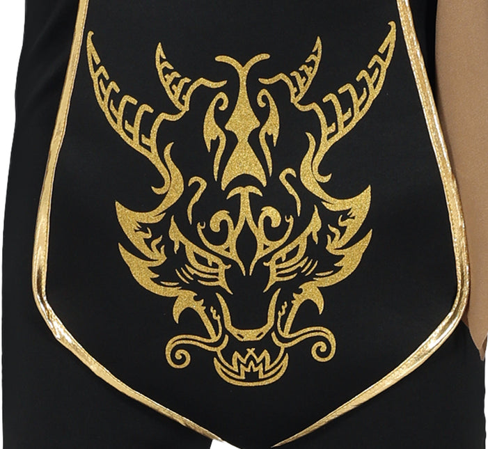 Kombinezon Ninja Black Gold Girl