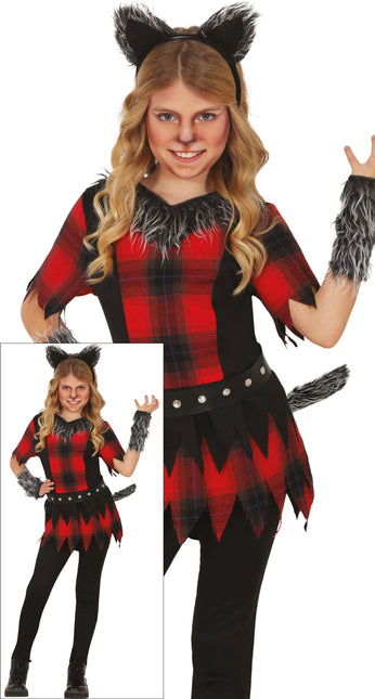 Kostium na Halloween Dziewczyna wilkołak