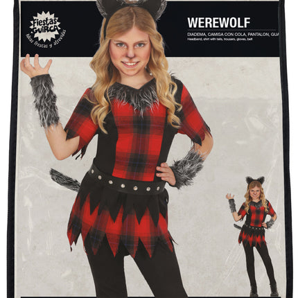 Kostium na Halloween Dziewczyna wilkołak