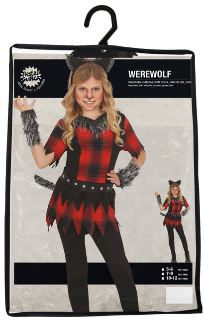 Kostium na Halloween Dziewczyna wilkołak