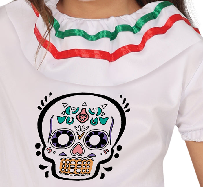 Dia De Los Muertos Sukienka Dziewczyna Czaszka