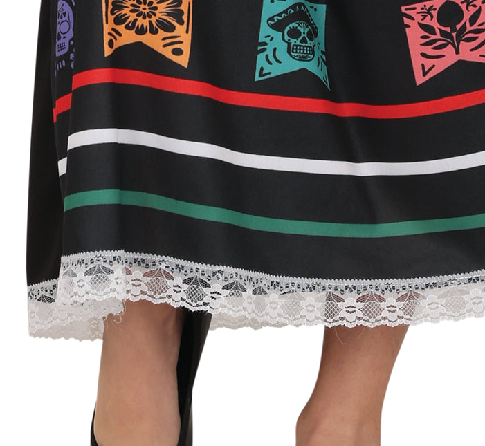 Dia De Los Muertos Sukienka Dziewczyna Czaszka