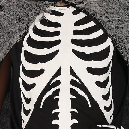 Sukienka na Halloween dla dziewczynki Żniwiarz Szkielet