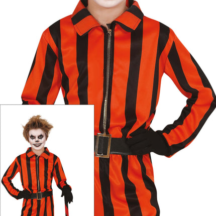Kostium na Halloween dla dziecka Więzień arlekin
