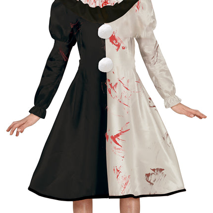 Strój na Halloween dla dziewczynki Straszny klaun