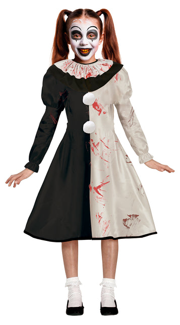 Strój na Halloween dla dziewczynki Straszny klaun