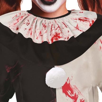 Strój na Halloween dla dziewczynki Straszny klaun