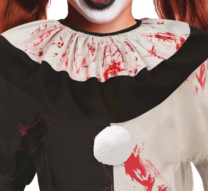 Strój na Halloween dla dziewczynki Straszny klaun