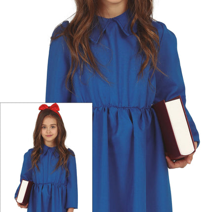 Kostium uczennicy Mól książkowy dla dziecka