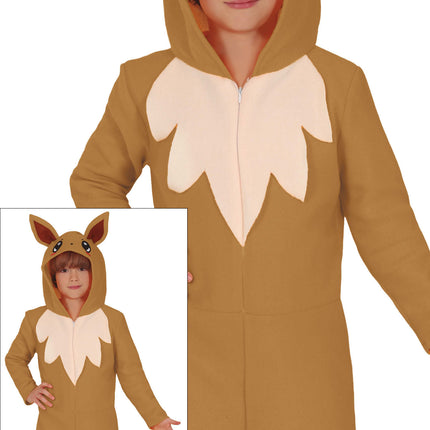 Fox Onesie Brown Beige Dziecko