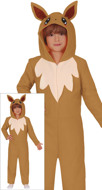 Fox Onesie Brown Beige Dziecko