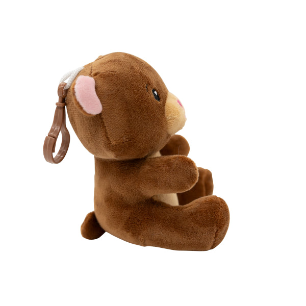 Niedźwiedź Balon Waga Brązowy 2 w 1 Miękka zabawka 11 cm