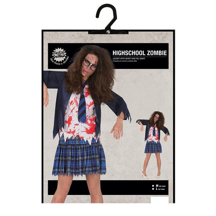 Kostium studentki zombie na Halloween