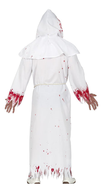 Kostium mnicha na Halloween dla mężczyzn Krwawy L