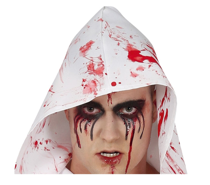 Kostium mnicha na Halloween dla mężczyzn Krwawy L