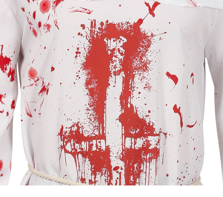 Kostium mnicha na Halloween dla mężczyzn Krwawy L
