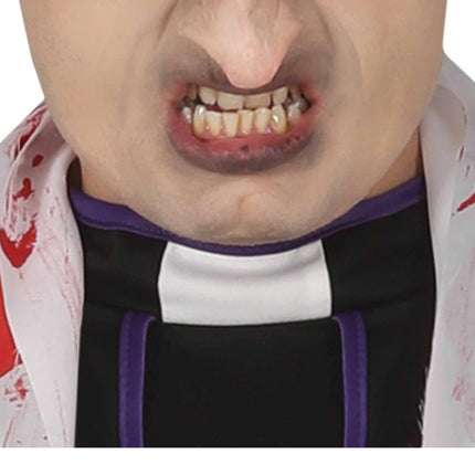 Kostium Zombie Kapłana na Halloween Mężczyźni L