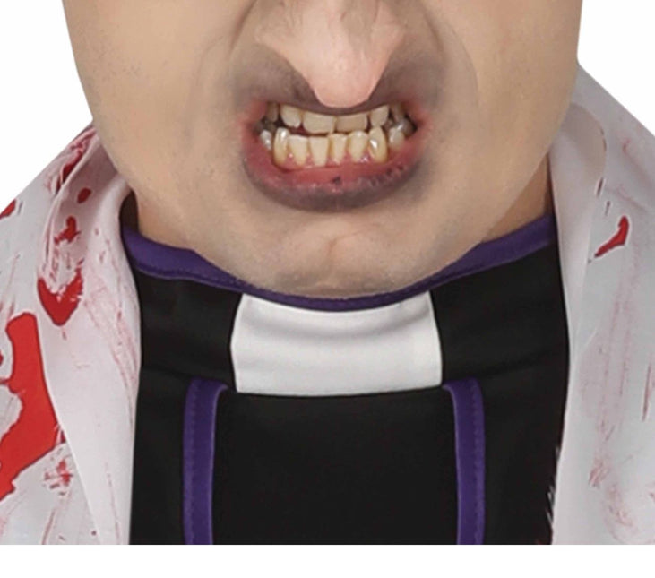 Kostium Zombie Kapłana na Halloween Mężczyźni L