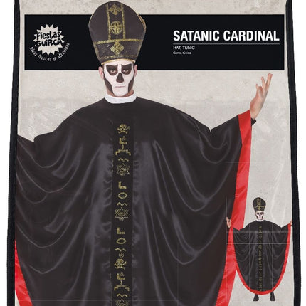 Kostium szatana na Halloween dla mężczyzn czarny