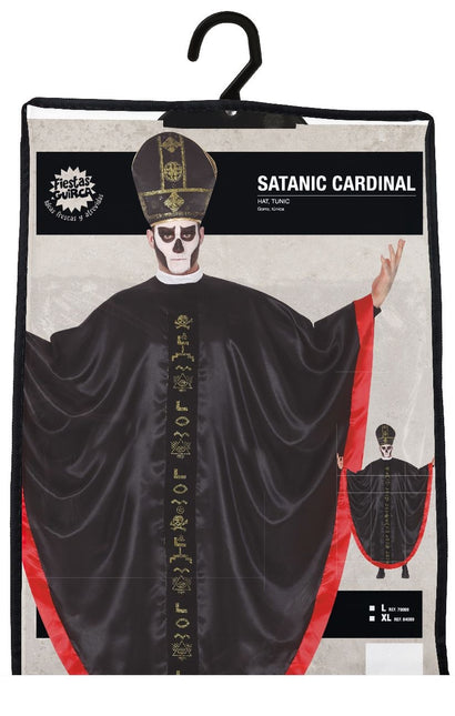 Kostium szatana na Halloween dla mężczyzn czarny