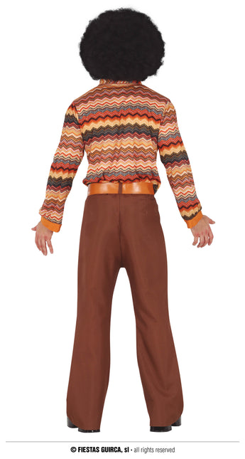 Męski kolorowy kostium Disco 70S