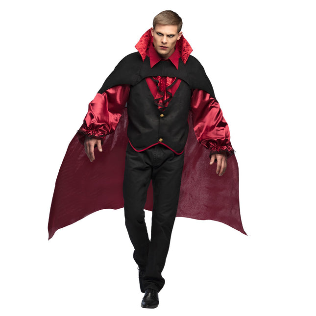 Kostium na Halloween Czarny Czerwony Wampir