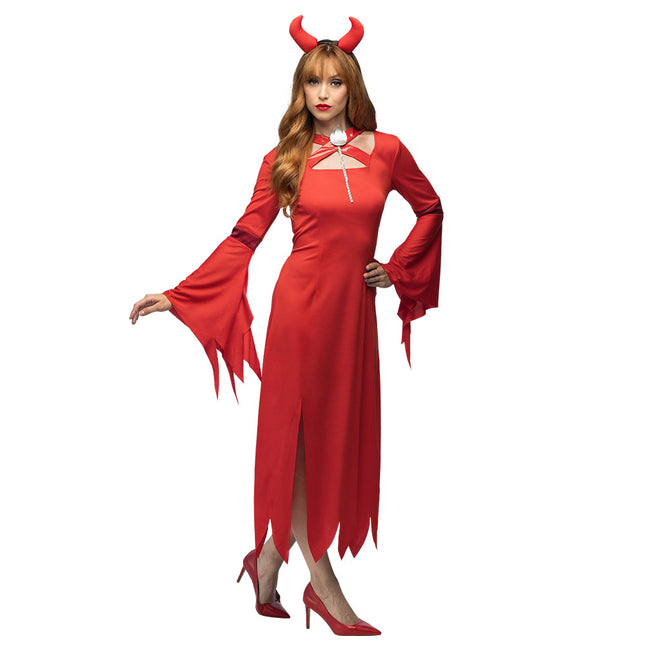 Sukienka na Halloween Czerwony Diabeł Damski