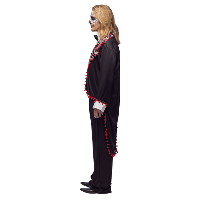 Halloweenowy kostium męski Dzień Zmarłych