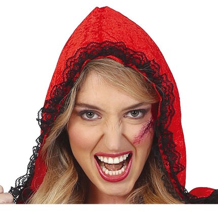 Kostium damski na Halloween Czerwony Kapturek